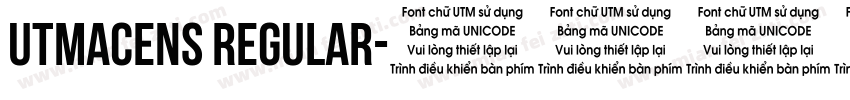 UTMAcens Regular字体转换